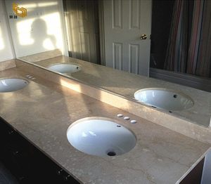 Botticino Classico marble countertop Project