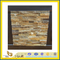 Natural Rust Slate Cultured Stone, Wall Cladding for Exterior / Interior (YQA-S1037)