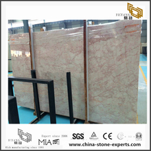 Luxury New Rose Cream Marble Slabs for Bathroom Decoration（YQN-092611）