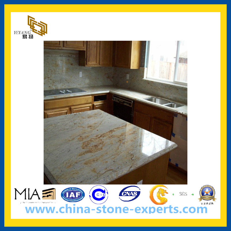 Imperial Gold Granite Countertop for Kitchen Bathroom (YQG-GC1097)