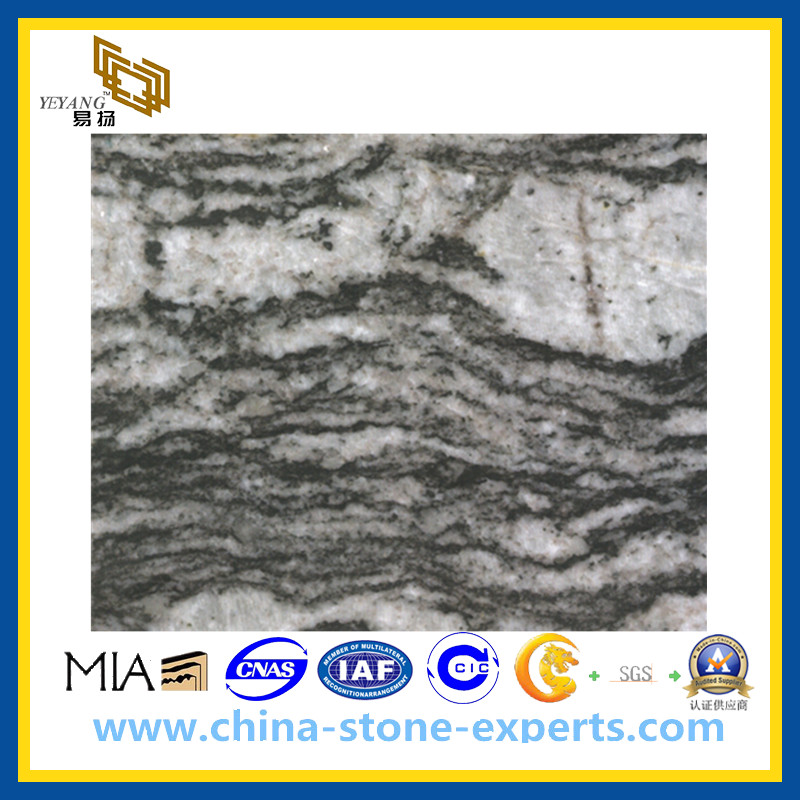 Polished Muticolour White Granite Slabs for Flooring Stairs (YQG-GS1012)