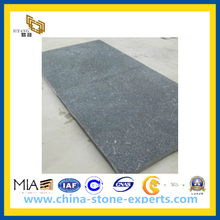 Honed Black Andesite Basalt Stone Floor Tiles(YQG-PV1031)