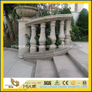 High Polished G682 Rusty Yellow Granite Balustrade and Handrail