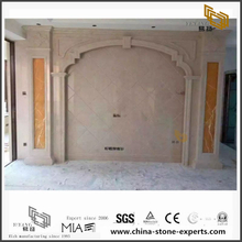 Quality Light Pink Marble Background for Bathroom Design (YQW-MB0726026）