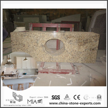 Discount Diy Bianco Taupe Yellow Laminate Granite Countertops for Bathroom (YQW-GC052404)