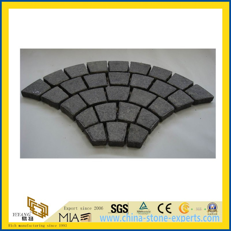 Black Basalt Paving Tile for Outdoor Decoration