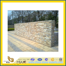 Popular Yellow Culture Stone for Landscaping Wall (YQA-S1052)