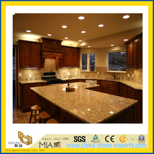 Natural Stone Polished Gold Sunset Granite Countertop for Kitchen/Bathroom (YQC)