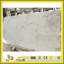 China Polished Castro White Marble Slab for kitchen countertops (YQW)