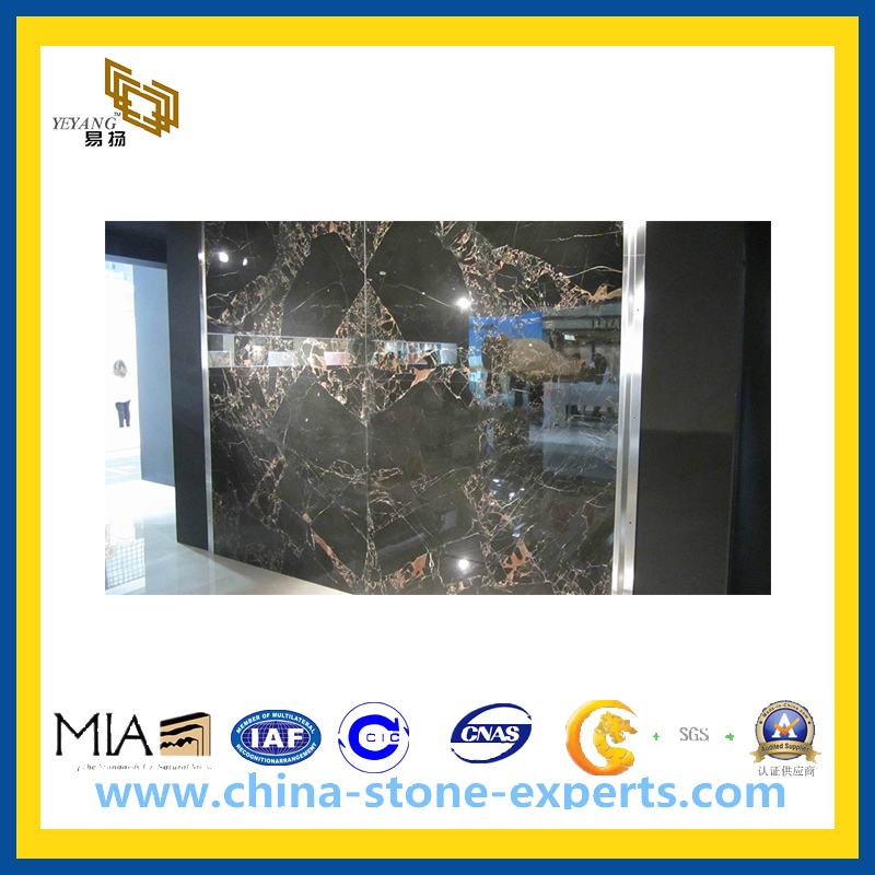 Chinese Mesh Portoro Marble Tile for Walling, Decoration(YQC)