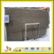 Polished Stone Tropical Brown Granite Slab for Countertop/Vanitytop (YQC)