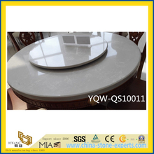 Grey Quartz Stone Solid Surface for Kitchen Table