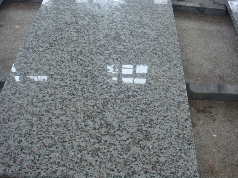 Polished Big Flower White G439 Granite, Cheap White Granite Tile