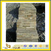Natural Yellow Cultural Stone Slate Cladding for Wall (YQA-S1044)