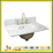 Italy White Cararra Marble Vanity Tops, White Marble Bath Tops (YQA-MC1011)