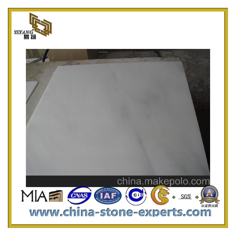 Hot Sale Crystal White Marble Slab for Wall Flooring (YQC-MS1002)