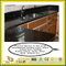 Crystal Black Artificial Quartz Countertops for Kitchen Table (YYK-Q02)
