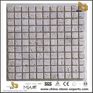 Natural Stone Slate Mosaic White Rough Serface Stone Tiles