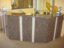 Baltic Brown Granite countertops shared is for a Singapore hotel (YQW-11021C)