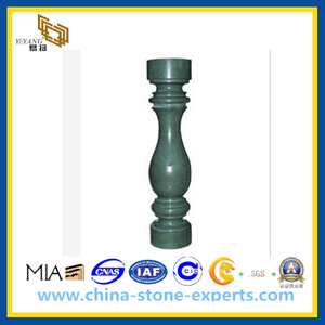 Green Marble Railing Baluster for Outdoor Decoration(YQG-PV1048)