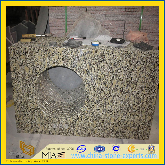Gold Autumn Granite vanity top for bathroom,kitchen (YQT)