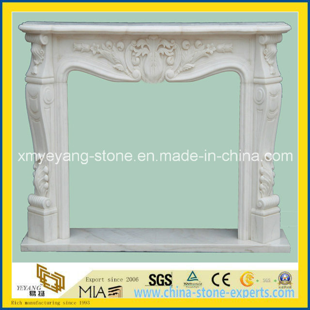 Natural Stone-Marble, Granite, Sandstone, Limestone Fireplace Mantle, Surround (YYCV)