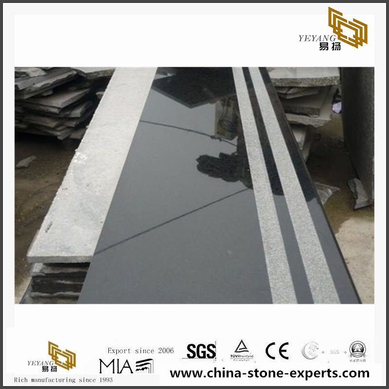 China Cheap G684 Black Pearl Granite Flooring/Tiles/Slabs