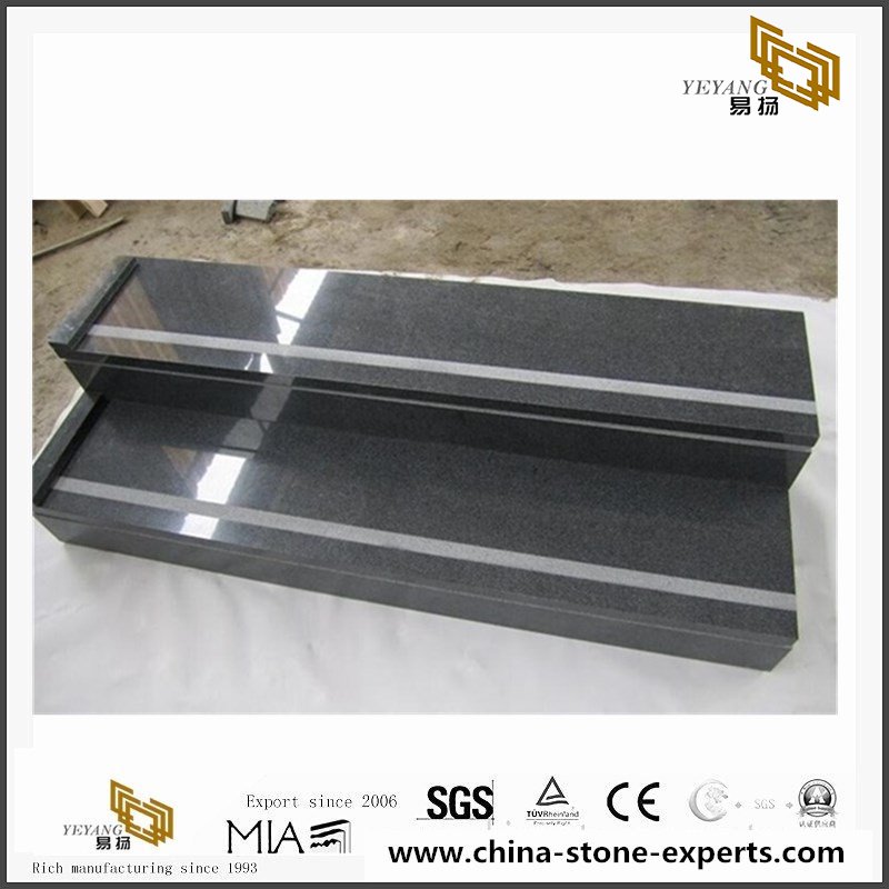 China Natural Stone G654 Granite Stair steps Outdoor Designs
