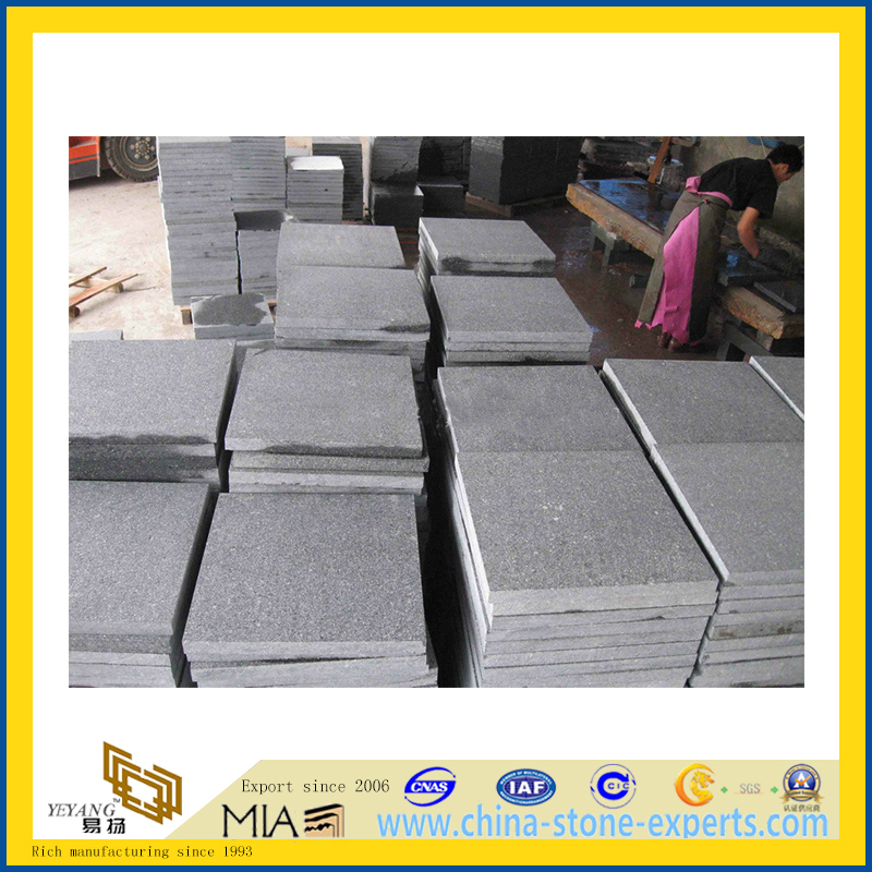 Grey Green Porphyry for Flooring Tile, Paving Stone (YQA)