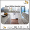 Splendid River White granite kitchen countertops for residential project