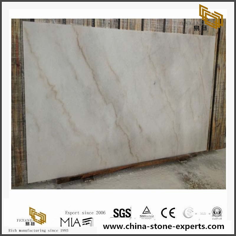 Stone Guangxi White Marble Rose Aurora For Floor Marble For Shower