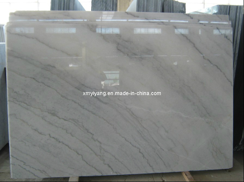 China Carrara White Marble Slabs for Flooring, Countertops (YY-MS8975)