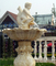 Natural Marble Carved Water Fountain for Garden, Square