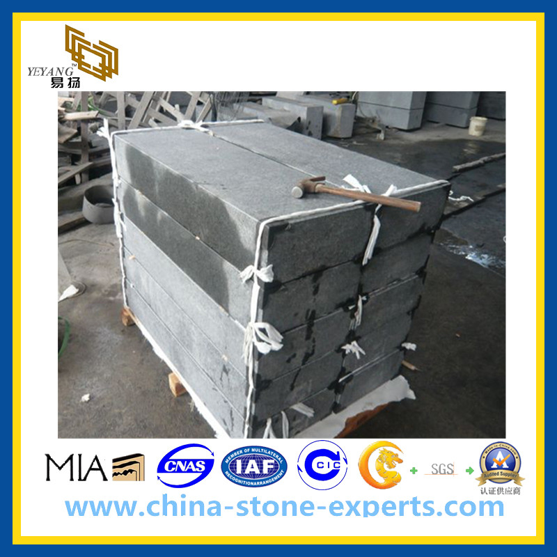 Flamed Zp Black Basalt for Flooring and Paving Tile（YQG-PV1011）