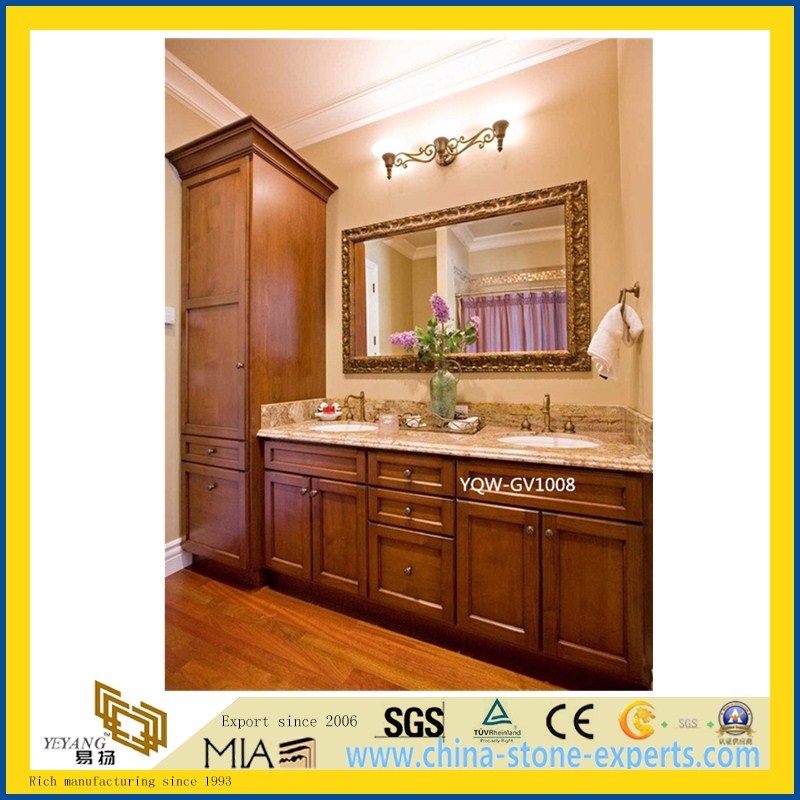 Beautiful Natural Stone Granite Vanity Tops for Bathroom, Hotel, Commercial
