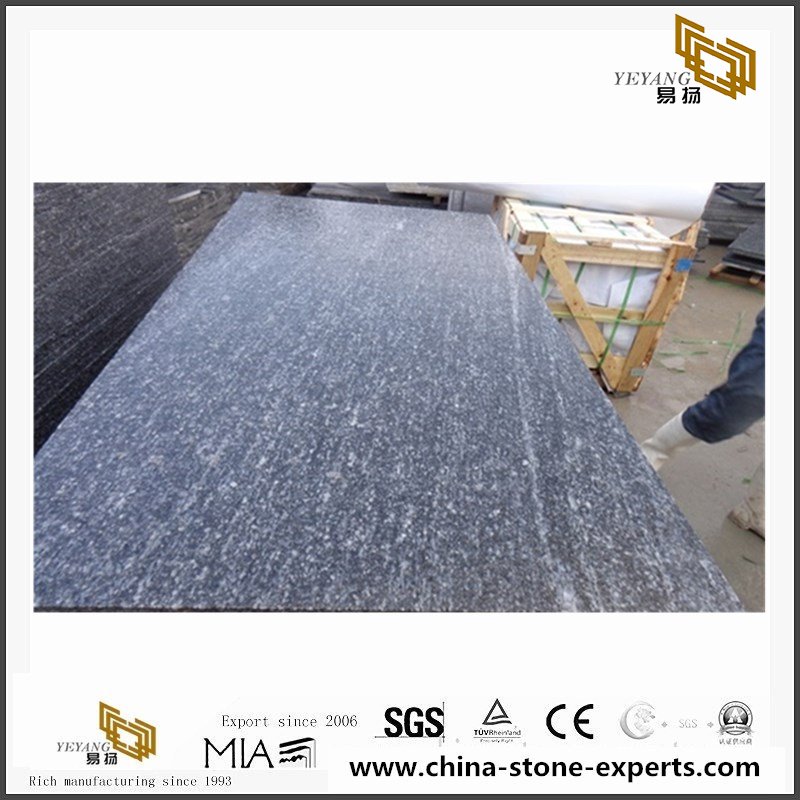 Black Granite Slab/ Snow Night Granite Cut to size tiles price