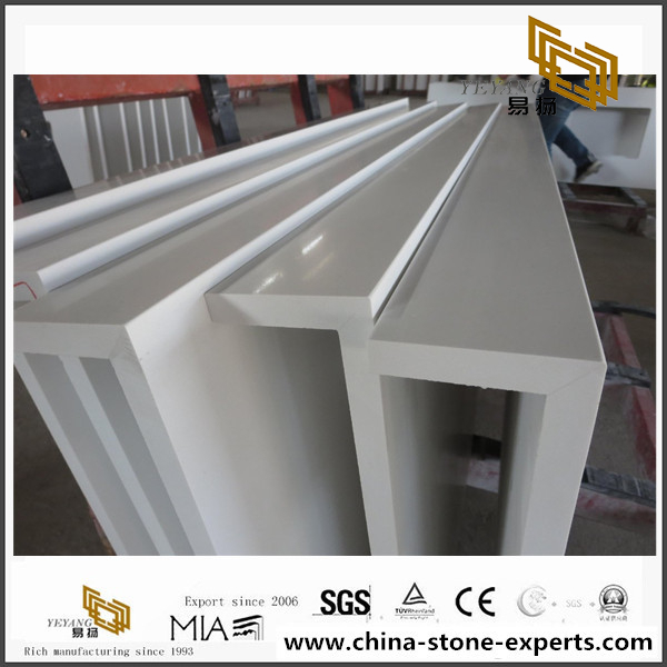 45 Degree Lamitated Quartz Countertop
