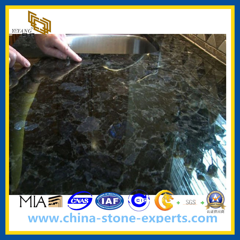 Volga Blue Ukraine Diamond Granite Kitchen Countertop (YQZ-GC1041)