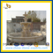 Beige Marble Stone Dolphin Water Fountain(YQG-CS1011)