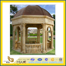 Marble Pavilion Yellow Marble Gazebo (YQC) 