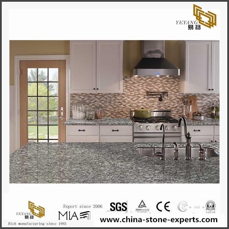 China cheap White Wave Granite Cut to Size Slab for Countertops