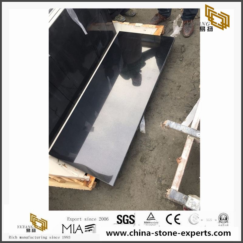 Absolute Polished Shanxi Black Granites for Floor Tiles, Countertops, Tombstone