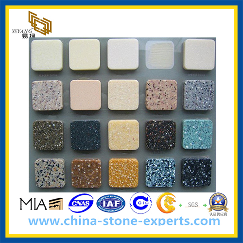 Prefab Specifications Interior Wall Panels Artificial Quartz Stone (YQZ-QS1015)