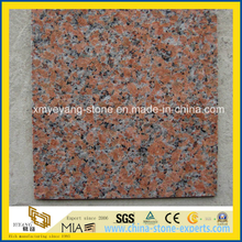G562 Maple Red Granite Polished Floor Tile / Paving Tile
