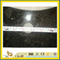 Polished Absolute Black Pearl Granite Countertop for Kitchen