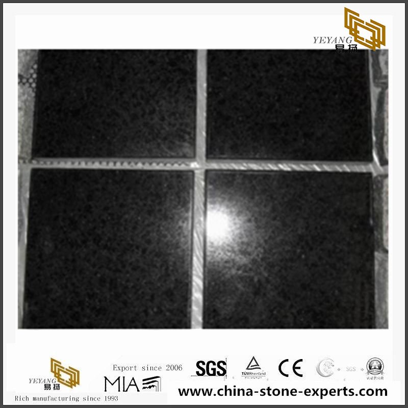 China Cheap G684 Black Pearl Granite Flooring/Tiles/Slabs