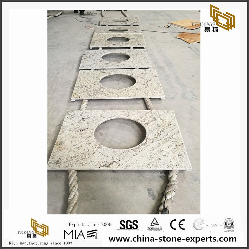 Hot Sale Colonial White Granite Slabs & Tiles for Countertop