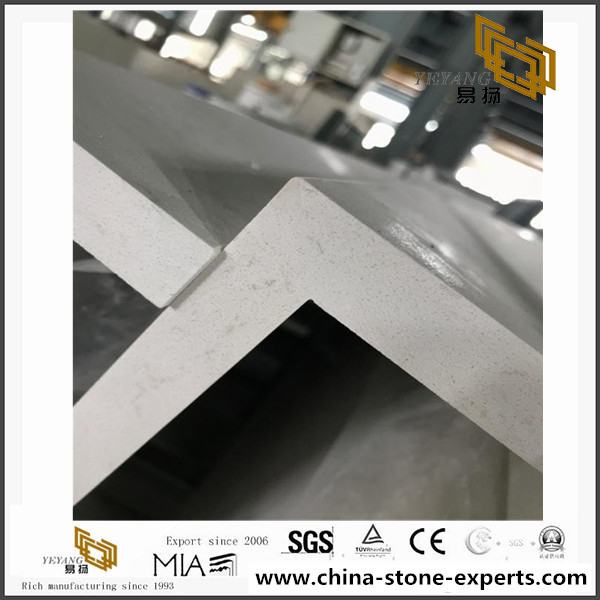 45 Degree Lamitated Quartz Countertop