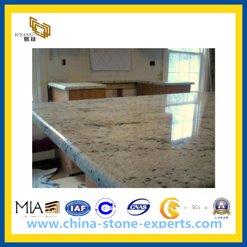 Brazil Millenium Cream White Granite Countertop for Kitchen Bathroom Vanity Top(YQA-GC)