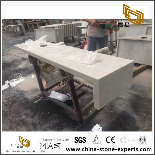 45 Degree Lamitated Quartz Countertop